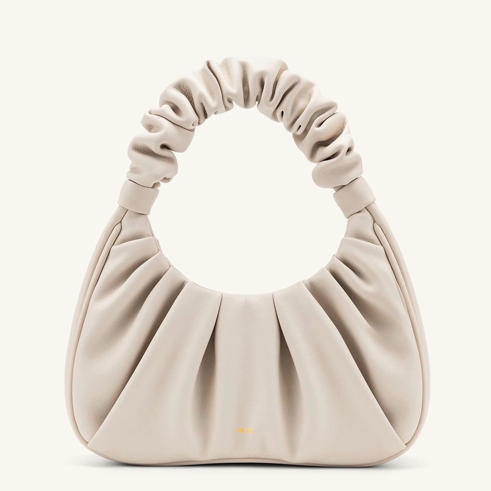 JW PEI Gabbi Ruched Hobo Handbag - Ivory
